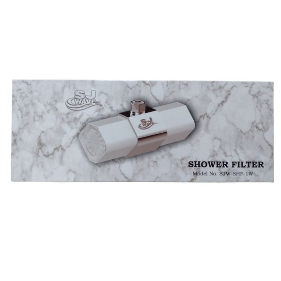 SJ Wave Bathroom Shower Water Filter SJW-SHF-1W with extra Filter - Picture 3 of 12